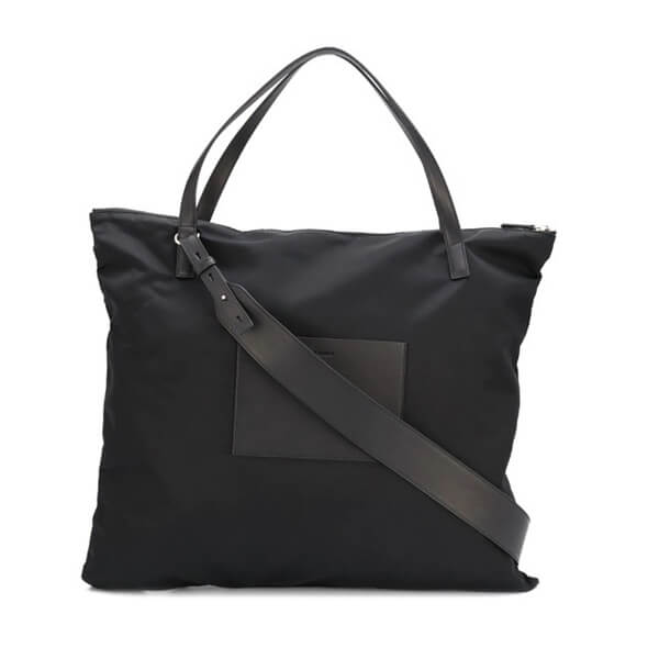 ジルサンダー バッグ コピー JIL SANDER☆レザーポケットのナイロントート/ショルダー