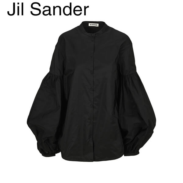 ジルサンダー コピー トレーナーJil Sander ブラウスシャツ ブラック系