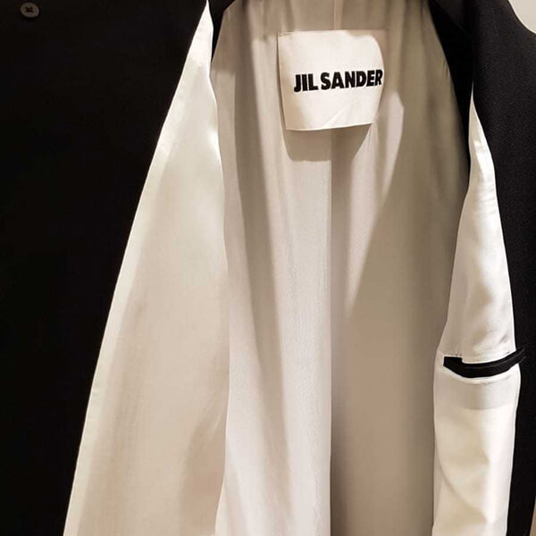 ジルサンダー コート コピー◆JIL SANDER◆ブラック コート