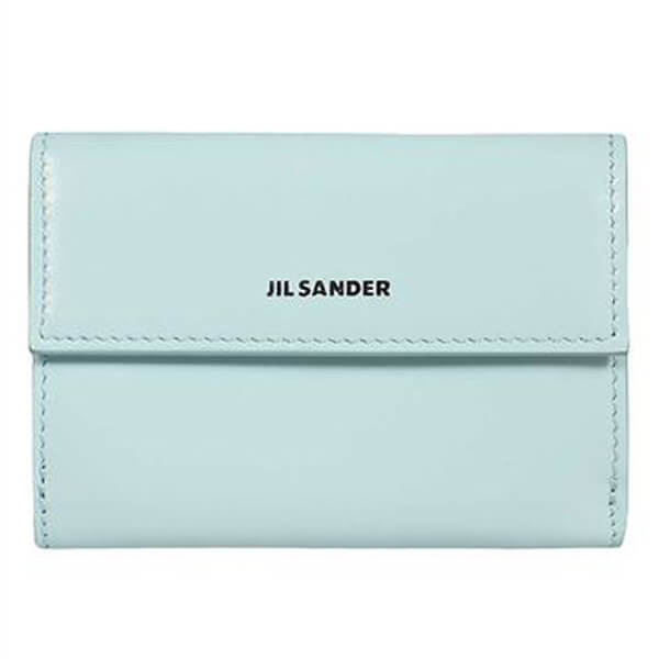 【ジルサンダー 財布 偽物】Jil Sander レザー ミニウォレット 2色展開