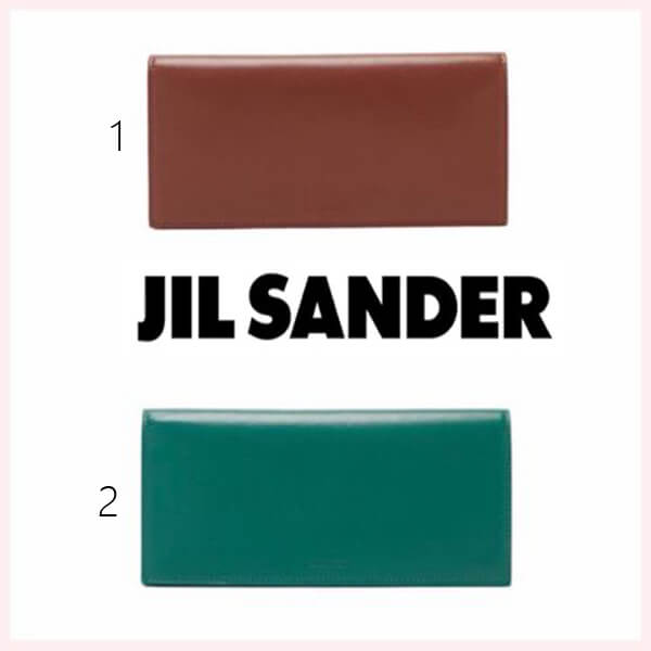 ジルサンダー 財布 偽物 ☆JIL SANDER☆関税込♪NEW♪レザー 長財布