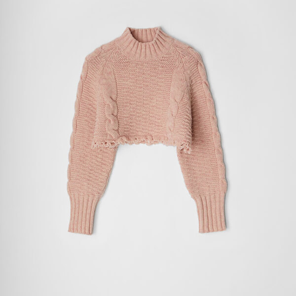 ジルサンダー ニット コピー【Jil Sander】クロップドセーター（2色）