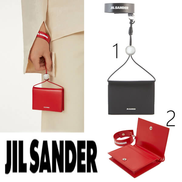 【ジルサンダー 財布 偽物】Jil Sander リストバンド レザー ウォレット