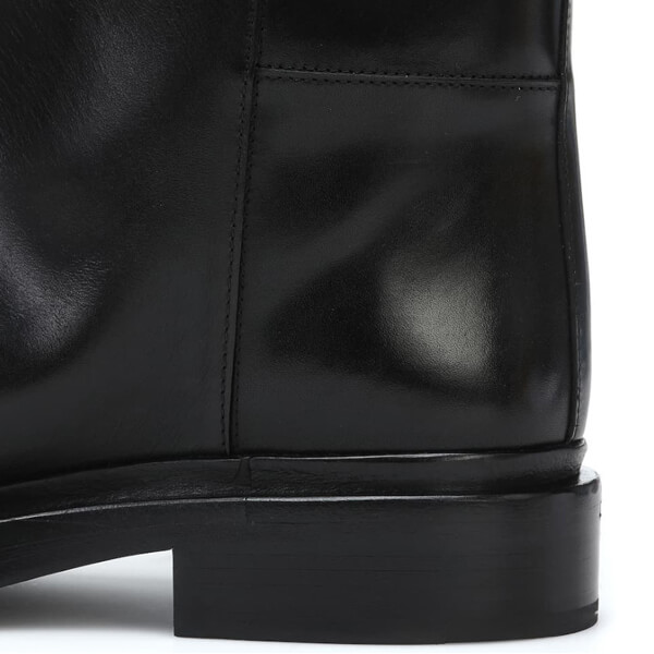 【ジルサンダー 偽物 革靴】Jil sander ジルサンダー レザー ロングブーツ 超限定意外性抜群