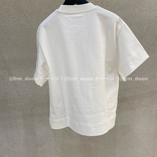【ジルサンダー Tシャツ 偽物】パネルポケット フリンジ付き JSPS707051 WS248508