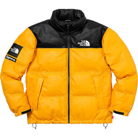 supreme north face ヌプシ 偽物 シュプリーム ノースフェイス ダウン ヌプシ レザーダウンジャケット ノースフェイスダウン コピー