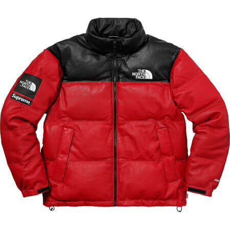 supreme north face ヌプシ 偽物 シュプリーム ノースフェイス ダウン ヌプシ レザーダウンジャケット ノースフェイスダウン コピー