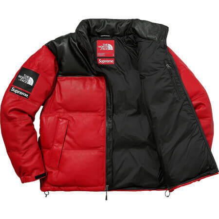 supreme north face ヌプシ 偽物 シュプリーム ノースフェイス ダウン ヌプシ レザーダウンジャケット ノースフェイスダウン コピー