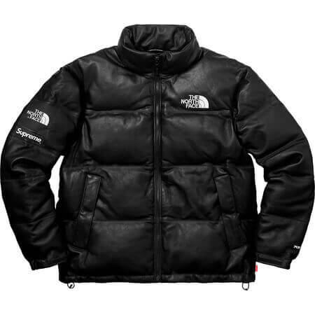 supreme north face ヌプシ 偽物 シュプリーム ノースフェイス ダウン ヌプシ レザーダウンジャケット ノースフェイスダウン コピー