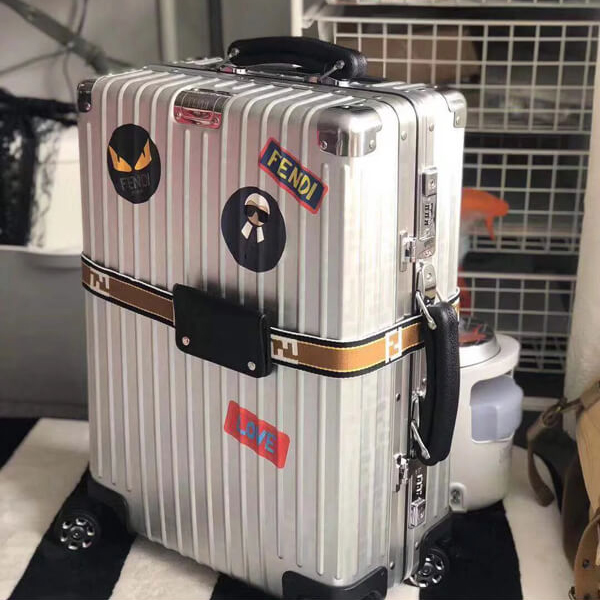 フェンディ×RIMOWA フェンディスーパーコピー スーツケース yellow 33L フェンディ リモワ