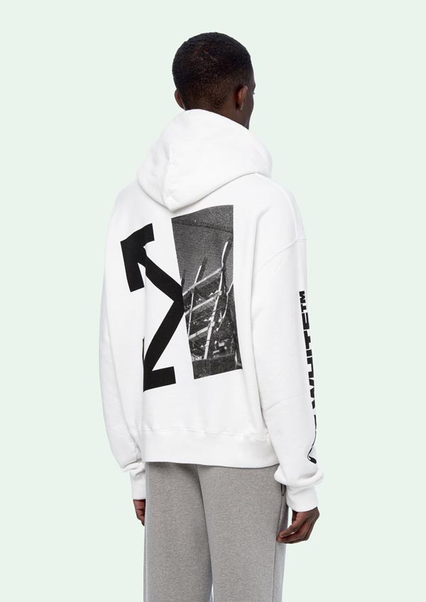 ホワイト オフ ホワイト レプリカ パーカー 通販 OFF WHITE 19FW SPLITTED ARROWS OVER HOODIE