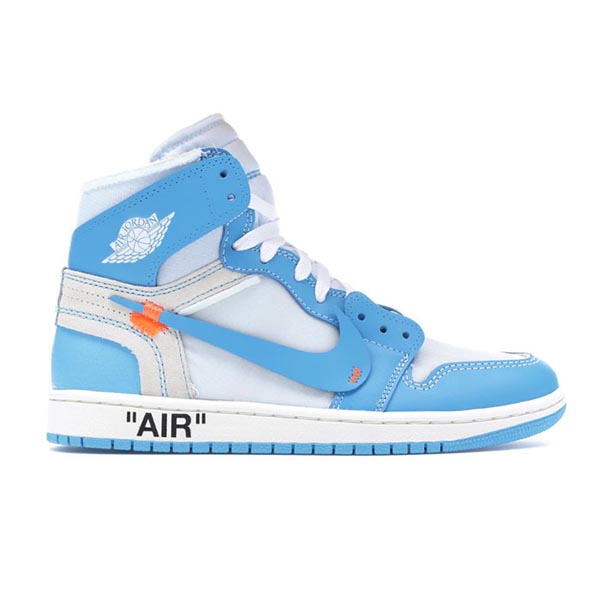 2020新作大人気 ナイキ ジョーダン オフホワイト ナイキ スーパーコピー コラボスニーカーJordan 1 Retro High Off-White University Blue