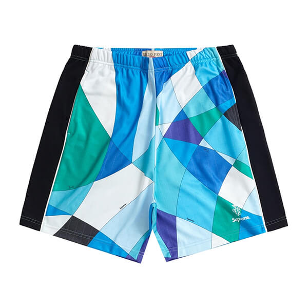 21SS シュプリーム x エミリオプッチ 偽物 ショートパンツ Soccer Short 