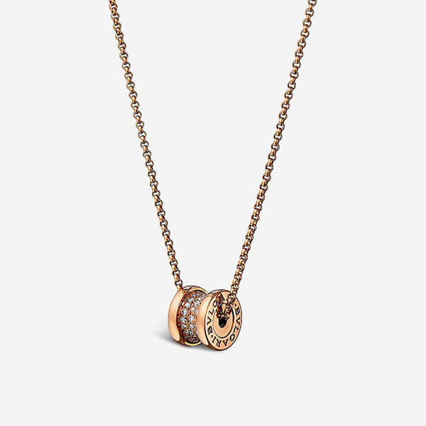 【ブルガリ ネックレス 偽物】ビーゼロワン 18K ダイヤモンド ビーゼロワン ネックレス 偽物