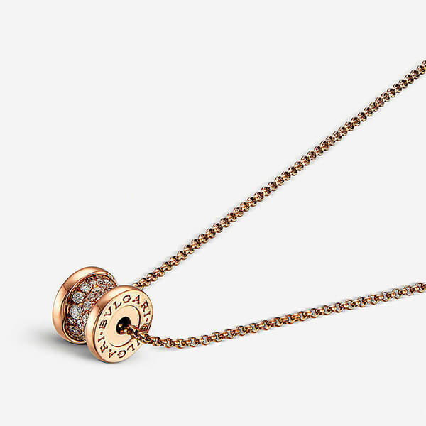 【ブルガリ ネックレス 偽物】ビーゼロワン 18K ダイヤモンド ビーゼロワン ネックレス 偽物