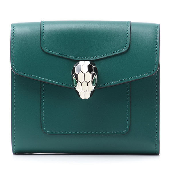 ブルガリ 財布 コピー 2つ折り財布 281382-emerald
