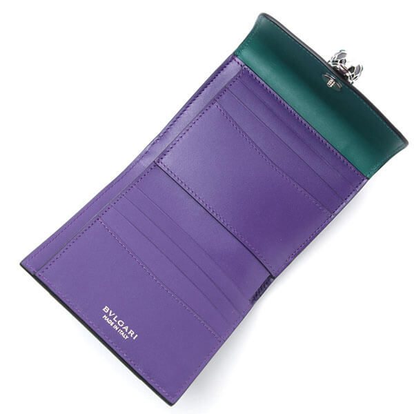 ブルガリ 財布 コピー 2つ折り財布 281382-emerald