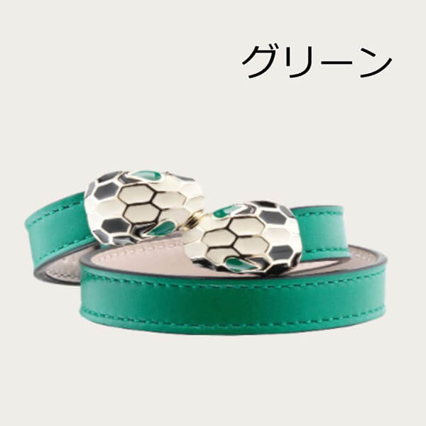ブルガリ ブレスレット コピー ブルガリ スネーク★セルペンティ レザーブレスレット★お洒落 290643