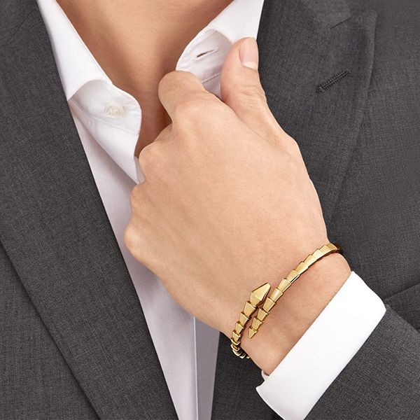 【ブルガリ】セルペンティヴァイパー 偽物 ブレスレット 18K 洗練 2色