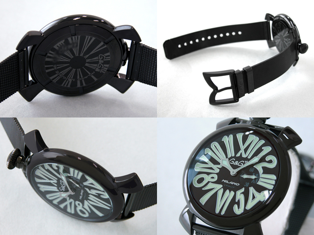 ガガミラノ  スリム　46mm　クォーツ 5082.2 SS(PVD)ブレス