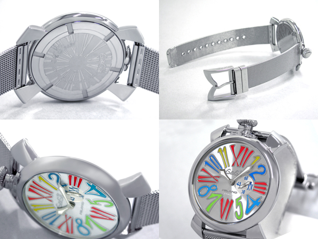 ガガミラノ  スリム　46mm　クォーツ 5080.1 SSブレス