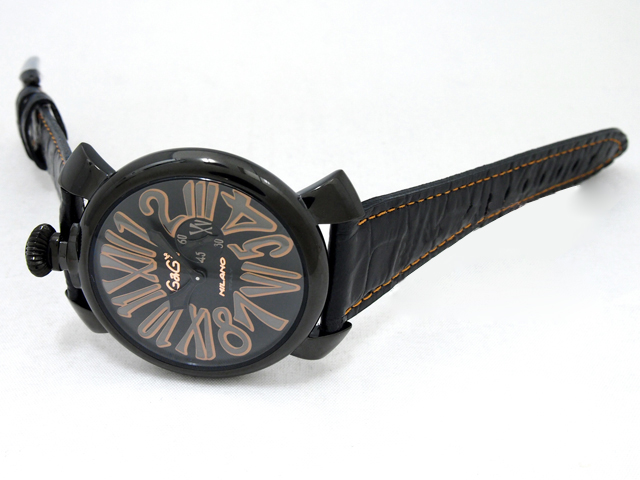 ガガミラノ  スリム　46mm　クォーツ 5086.1 SS(PVD)/ブラック革