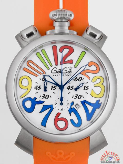 ガガミラノ GAGAMILANO マニュアーレ　クロノ　48mm　クォーツ 5050.1