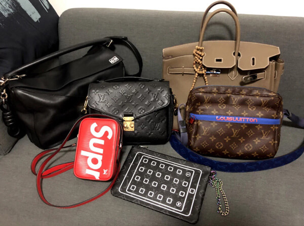 17-18AW新作 シュプリームコピー ルイヴィトン シュプリーム Leather Danube EPI Shoulder Bag Red 赤