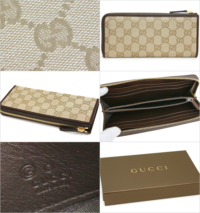 グッチコピー 財布 GGキャンバス　L字ファスナー財布 268917