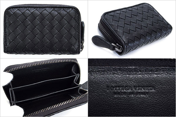 ボッテガヴェネタ財布 コインケース 小銭入れ ブラック 114075 VX051 1000 NERO