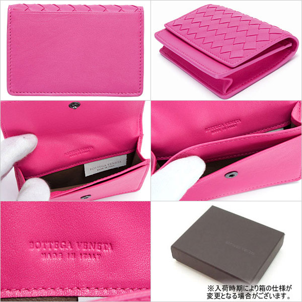 ボッテガヴェネタ ボッテガヴェネタ 名刺入れ 革 レザー ピンク 133945 V001U 5601