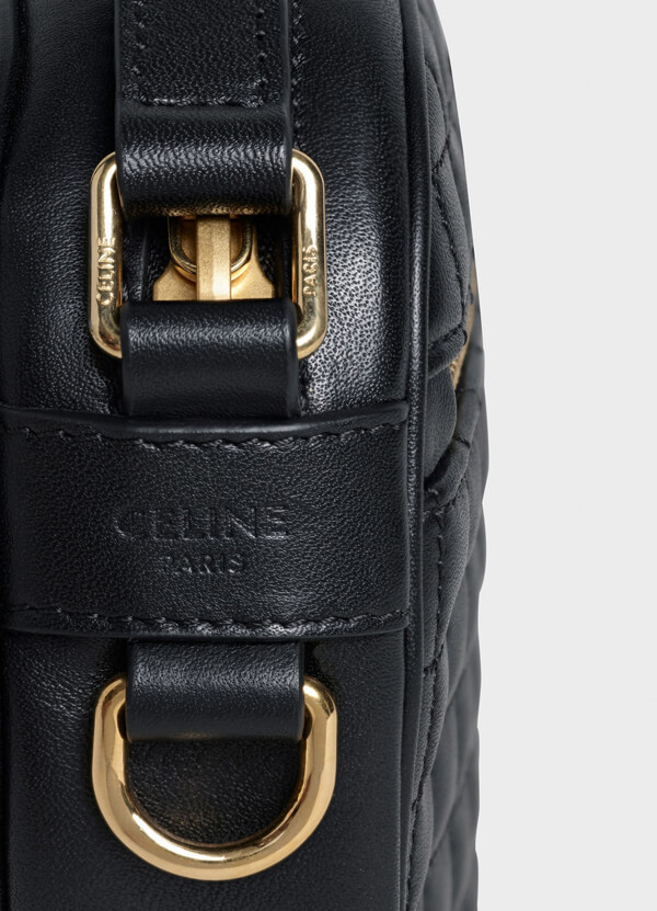 セリーヌコピー セリーヌ 19SS新作 SMALL C CHARM / QUILTED CALFSKIN (Black)188363BFH.38NO