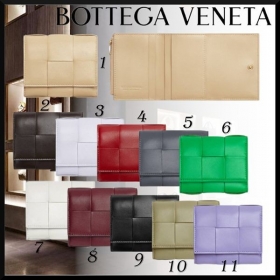 ボッテガ ヴェネタ 偽物 ジップ付き三つ折りウォレット 11色 667127VCQC11233