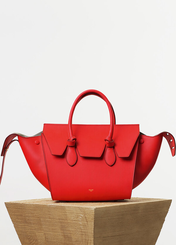最新作15SS セリーヌ セレブ愛用!可愛Mini Tie Bag Alizarine☆ 175883SKA.27AZ