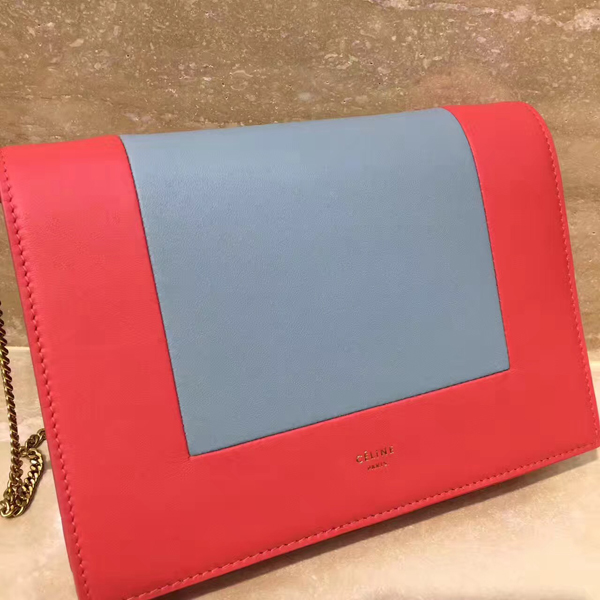 17年春夏新作 セリーヌコピー frame evening clutch chain ポピー＆クラウド 107773AO4.27AC