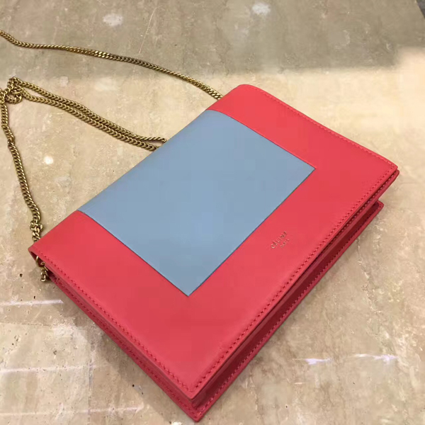 17年春夏新作 セリーヌコピー frame evening clutch chain ポピー＆クラウド 107773AO4.27AC