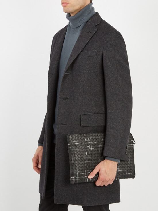 17AW ボッテガヴェネタコピー ボッテガヴェネタ/Intrecciatoステッチレザーホルダー