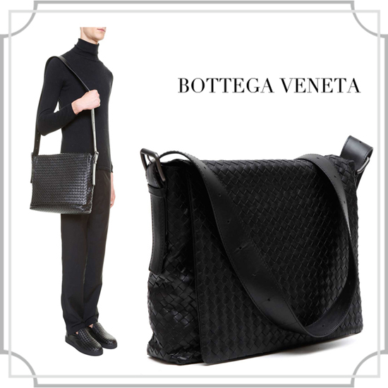 ボッテガヴェネタコピー☆BRAIDED LEATHER MESSANGER BAG☆ボッテガヴェネタ 161314VQ1311000