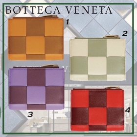 ボッテガ ヴェネタ 二つ折りバイカラーウォレット コピー 4色 706010V2AC19273