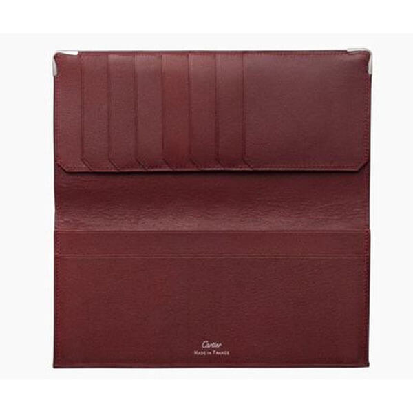 カルティエ 財布 偽物★カルティエ★Must de カルティエ calf leather 長財布