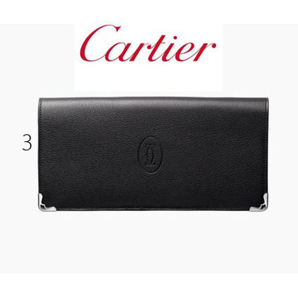 カルティエ 財布 偽物★カルティエ★Must de カルティエ calf leather 長財布