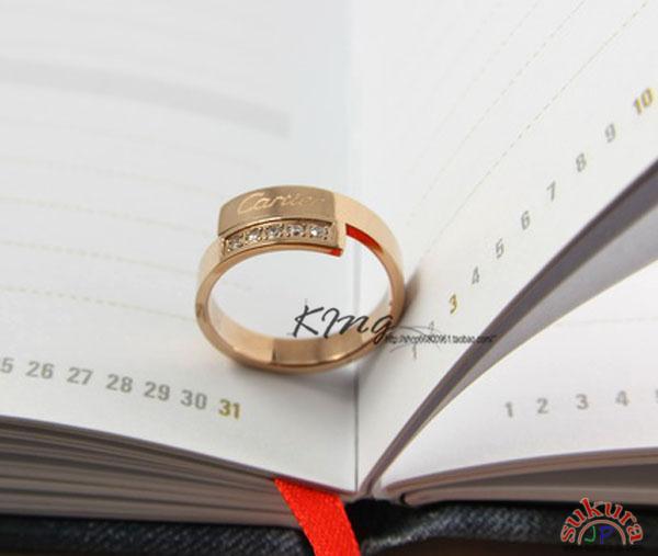 カルティエ LOVE モザイク ダイヤモンドリング ri115
