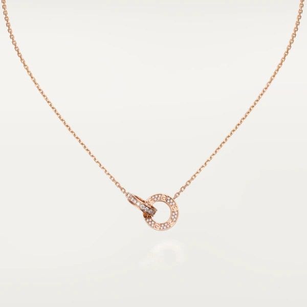大人気【カルティエ】LOVEネックレス 偽物シンプル ダイヤ☆洗練B7224528