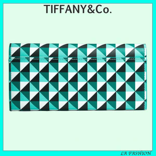 ティファニー 財布 偽物 新作*Tiffany&Co ダイヤモンドポイント コンチネンタルフラップウォレット