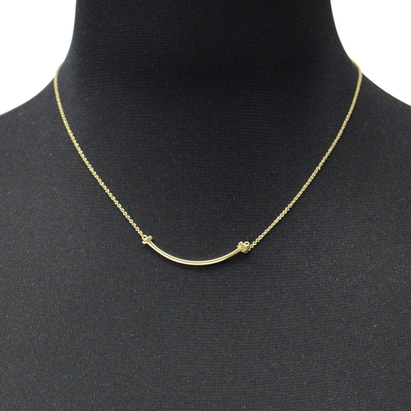 ティファニー コピー【Tiffany & Co】T Smile Pendant(gold or rose)