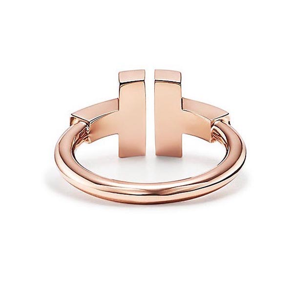 ティファニー Tリング 偽物【新作】Tiffany T マザーオブパール　リング ダイヤ付き18K