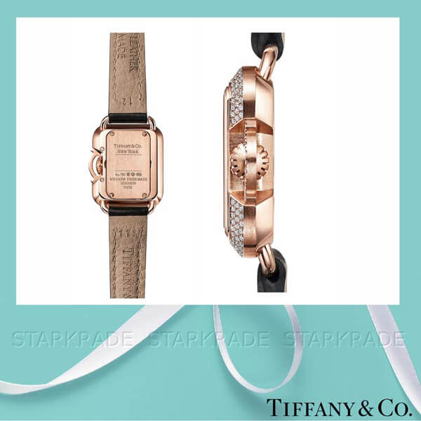 ティファニー 時計 コピー[TIFFANY&Co. ] T 限定22本 22x26mm 0.38ct 18K Rose Gold ウォッ