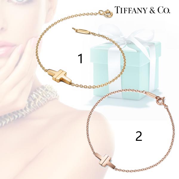 ティファニー Tブレスレット コピー Tiffany & Co. シングルチェーン ブレスレット