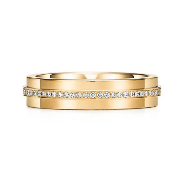 ティファニー 指輪 偽物 ペアリングに【Tiffany&Co】上品に輝く☆人気Narrow Ring/unisex