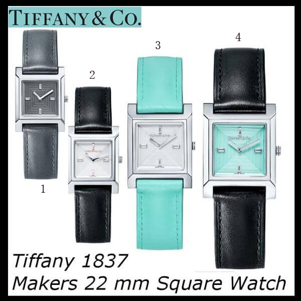 ティファニー 時計 コピー TIFFANY&Co. 1837 メイカーズ 22mm スクエア ウォッチ